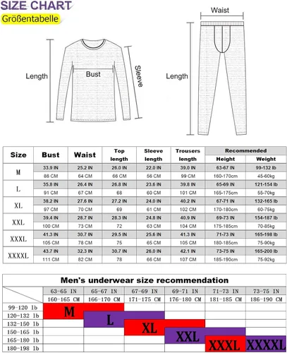 Vista 7 de Conjunto de ropa interior térmica térmica con calefacción USB, pantalones largos eléctricos de manga larga para hombre