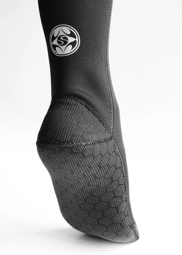 Vista 5 de Skyone Calcetines de neopreno con aleta de agua para buceo, 0.118 pulgadas para mujeres y hombres, calcetines térmicos de playa antideslizantes