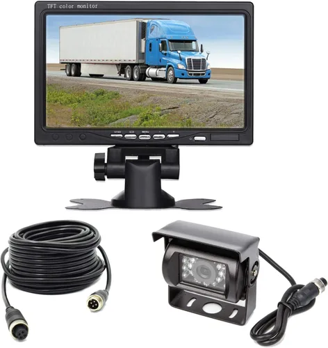 Vista 13 de 4.3 pulgadas pequeño mini digital abatible pantalla de monitor plegable para coche camión vehículo vista trasera kits de estacionamiento invertido