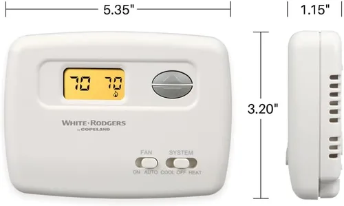 Vista 4 de White-Rodgers Serie 70 - Termostato clásico, no programable, 1F78-144