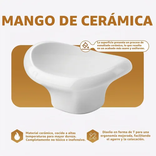 Vista 7 de Nueva cubierta de microondas de vidrio mejorada para alimentos con mango