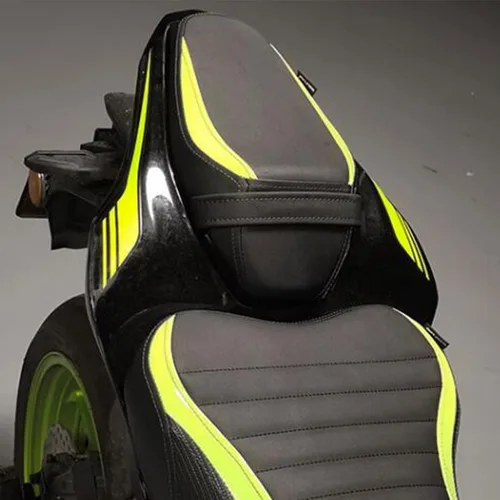 Vista 4 de Asiento delantero de cuero suave Touring Waterpfroof, cojín para asiento trasero del pasajero, asiento trasero para Z900 Z-900 2017 2018 2019 2020