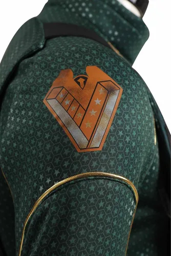 Vista 5 de Disfraz de soldado para niños y adultos, disfraz de soldado de la Unifrom Superhero Soldier Shirt pantalones, chaleco con cinturón, trajes