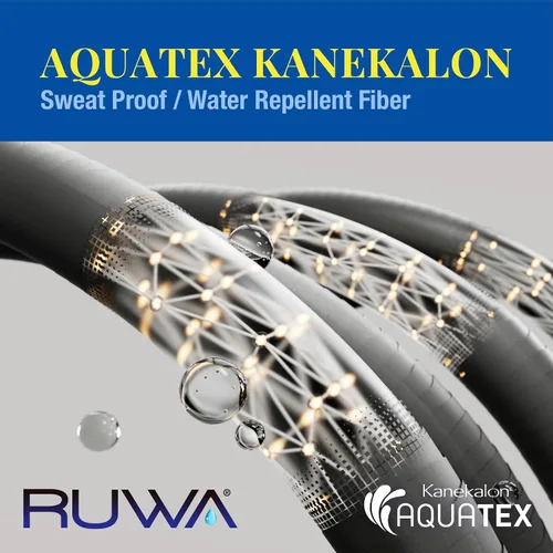 Vista 4 de Sensationnel Ruwa cabello para trenzas preestirado - 3x 36 pulgadas repelente al agua kanekalon sintético de secado rápido deportivo sin picazón