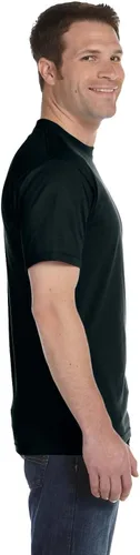 Vista 4 de Hanes Beefy-t - Camiseta clásica de algodón pesado para hombre, paquete de 1 o 2unidades, disponible en tallas Tall