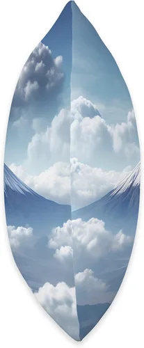 Vista 2 de Zenith Dreamscape FujiVivid Celestial Reverie ZenithDreams Fujiyama Masterpiece - Almohada (16 x 16 pulgadas), multicolor