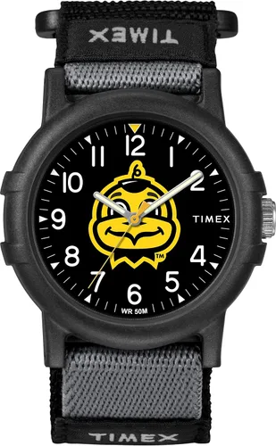 Vista 20 de Timex Reloj unisex Collegiate Recruit de 1.496 in - Tennessee Volunteers con correa de tela negra