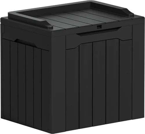 Vista 6 de YESHOMY Contenedores de almacenamiento de plástico de 30 galones con tapa, organizadores de cajas apilables para sala de estar, oficina, dormitorio