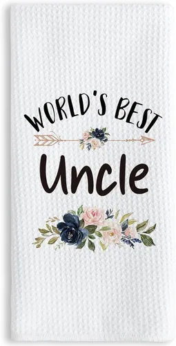 Vista 24 de TNUW Best Grandma - Toallas de cocina de 16 x 24 pulgadas, la mejor flor de Abuela del mundo, suave y absorbente, toalla de cocina, toallas de mano
