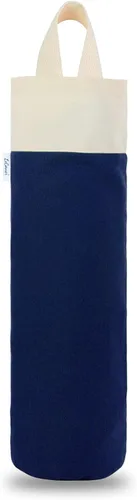 Vista 11 de Soporte para bolsas de plástico, soporte de pared para almacenamiento de bolsas de plástico, organizador de bolsas de basura de algodón, dispensador