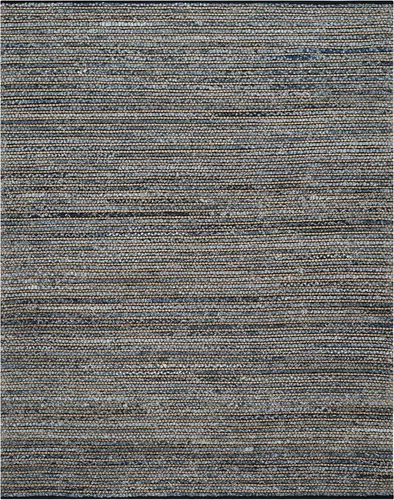 Vista 3 de SAFAVIEH Cape Cod Collection - Alfombra de área de 10 x 14 pies, azul, hecha a mano de algodón trenzado y yute, ideal para zonas de alto tráfico
