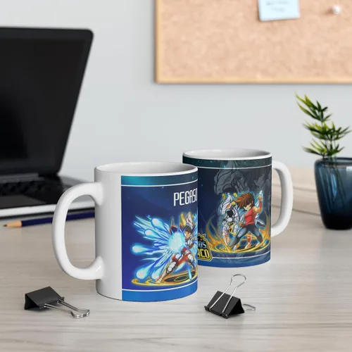 Vista 5 de Pegaso, Los Caballeros Del Zodiaco, Taza Cerámica 11 Oz