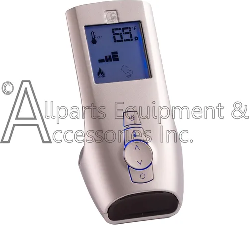 Vista 5 de Sit 0.584.023 Proflame 1 Transmisor de plata Serie GTMF Termostato de mano con control remoto para chimenea - Encendido/Apagado/Ajuste de llama