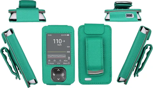 Vista 9 de Funda Premium (con clip para cinturón/cordón) para Dexcom G7 (negro)