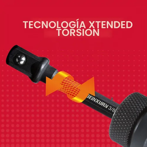 Vista 5 de Geinxurn Juego de adaptadores de enchufe de impacto de 8 piezas, accionamiento cuadrado de 3/8 pulgadas, juego de broca de extensión de 2.5 pulgadas