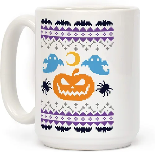 Vista 94 de LookHUMAN Tazas de Halloween Taza de café de Halloween - Tazas de café para decoración ideales para amantes y entusiastas de la decoración - Taza