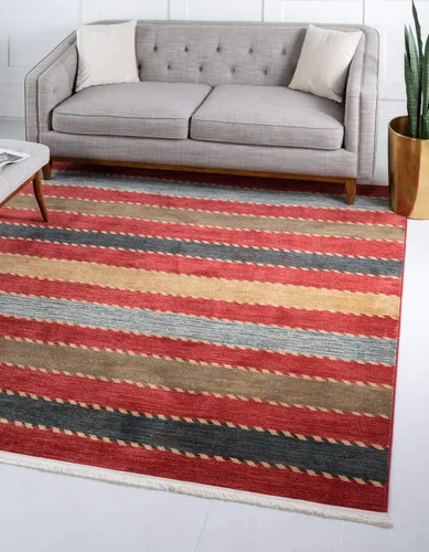 Vista 10 de Unique Loom Fars Collection - Alfombra de área - Monterey (2' 2" x 3' 1" Rectángulo, Marrón/Crema)