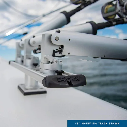 Vista 6 de Cannon - Pista de montaje de aluminio para descensores y accesorios para barcos