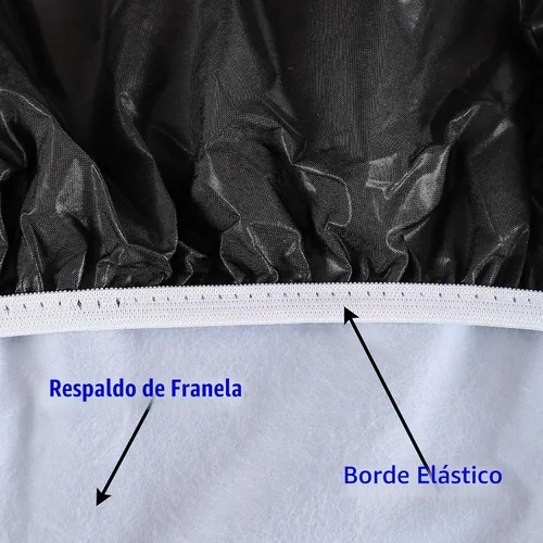 Vista 5 de Walrus Mantel redondo de vinilo ajustable con reverso de franela, diseño de borde elástico, impermeable, a prueba de aceite, mantel de PVC Madera