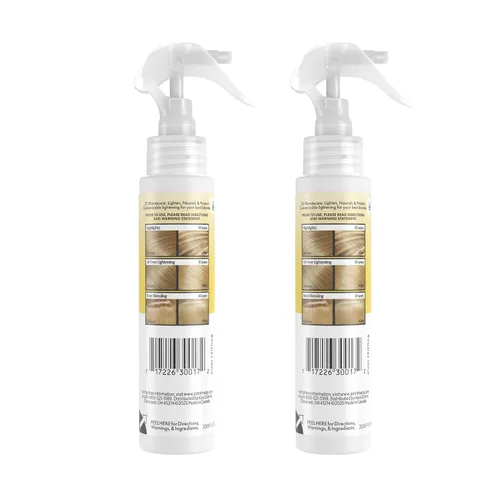 Vista 12 de John Frieda Go Blonder - Spray aclarador para cabello rubio, 3.5 onzas líquidas, paquete de 2 Bleach-free Blonde Hair Lightener, Citrus &