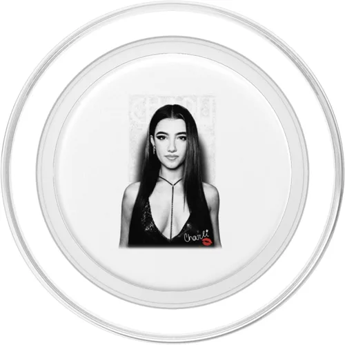 Vista 2 de PopSockets MagSafe PopGrip oficial de Charli D'Amelio Light Kiss para iPhone