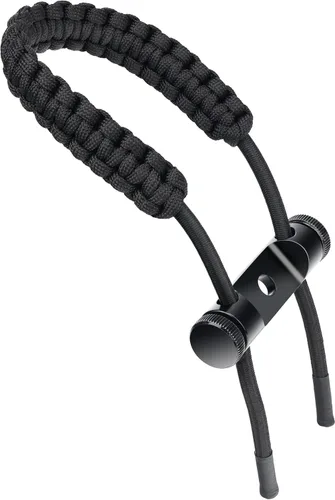 Vista 10 de SUNYA Archery Bow Wrist Sling, 550 Paracord Strap with Stretch Lanyard. Fit Compound Bow Stabilizers Montaje de aluminio-Camo
