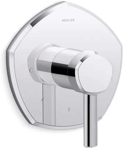 Vista 34 de KOHLER K- TS27043-3-BV Occasion™ RITE-TEMP VALVE TRIM, vibrante bronce cepillado