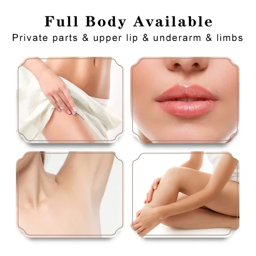 Vista 3 de Crema depilatoria para partes íntimas, axilas, piernas, cuerpo, crema de depilación íntima para mujeres y hombres, sin dolor, sin olor, no irritante