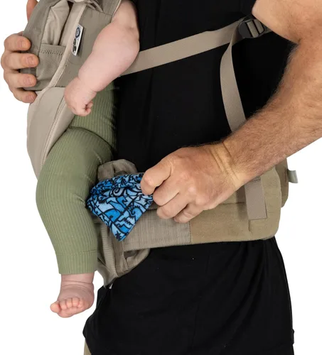 Vista 11 de Osprey Poco LT - Portabebés convertible suave para recién nacidos, ligero y ergonómico para niños pequeños Negro
