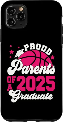 Vista 13 de iPhone XR Parents of a 2025 Graduate Senior Graduation Basketball Case