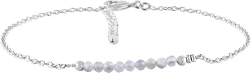 Vista 92 de YANARA Pulsera de tobillo para mujer, piedra de nacimiento natural, cuentas de piedras preciosas, tobillera delicada hecha a mano de 9 pulgadas +