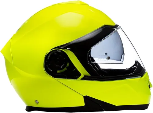 Vista 3 de Daytona Helmets Glide - Casco modular de motocicleta – Casco de motocicleta abatible aprobado por DOT – Casco de motocicleta de cara completa listo