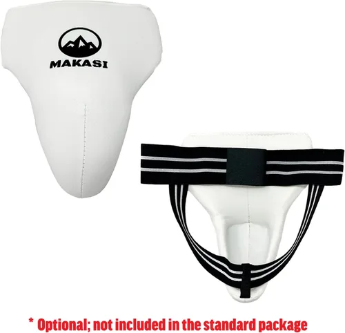 Vista 6 de Artes marciales Taekwondo Sparring Gear Equipo Set Headgear Shin Instep Brazo Pecho Bolsa de protección bucal Azul