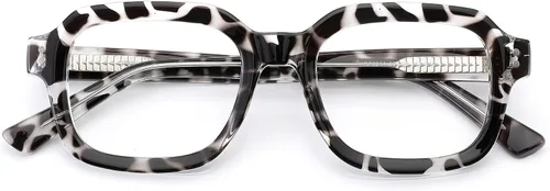 Vista 33 de Blue Light Blocking Glasses for Women Men Metal Round Frame Gris (Smoke Grey)