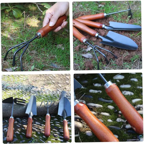 Vista 9 de YARNOW 1set Ergonomic Garden Tool Hand Trowel Small Shovel and Multi-Function Cultivator for Efficient Gardening for Planting and Weeding