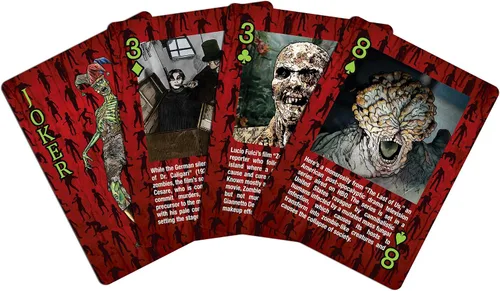 Vista 4 de Paradise Cay Publications, Inc. Cartas de juego - Baraja estándar de 52 cartas (Una historia de zombis)