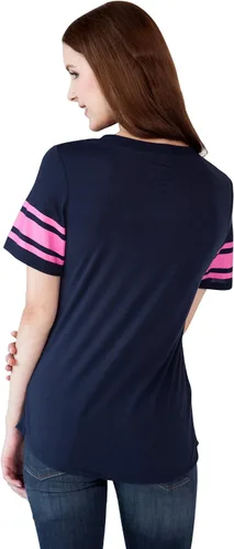 Vista 3 de Disney Women's Fitted T-Shirt Minnie Mouse Football Jersey
