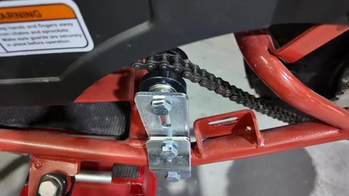 Vista 5 de Ajustador tensor de cadena con guía de tensor de cadena de 8 mm para bicicleta motorizada de 49 cc, 60 cc, 66 cc, 80 cc Dirt Bike ATV bicicletas