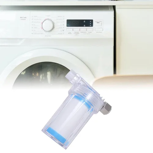 Vista 4 de Filtro de lavadora, filtro de sedimentos, tubos de 1/2 pulgada filtro doméstico para ducha, agua, lavavajillas, cocina, filtro de montaje, filtro