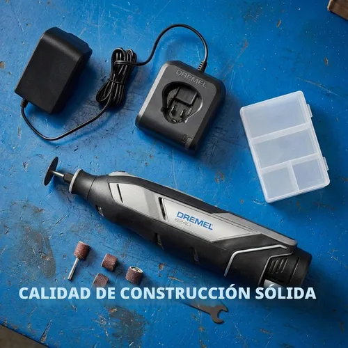Vista 6 de Kit de herramienta rotatoria inalámbrica de 12V Dremel 8240-5 con velocidad variable y empuñadura cómoda - Incluye paquete de batería de 2AH