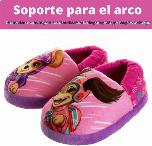 Vista 3 de Nickelodeon Pantuflas Paw Patrol para niñas Fucsia púrpura