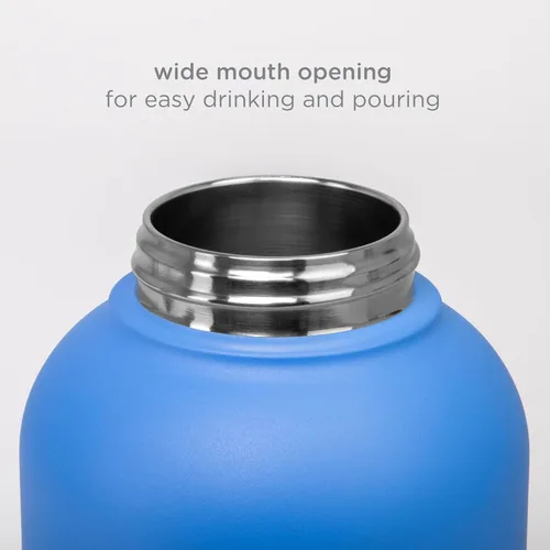 Vista 7 de Ubbi Pup & Me Botella de agua aislada de acero inoxidable para perros con cuenco adjunto, botella de viaje portátil de 32 onzas a prueba de fugas