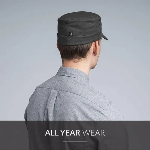 Vista 6 de Kangol Gorra militar de sarga de algodón