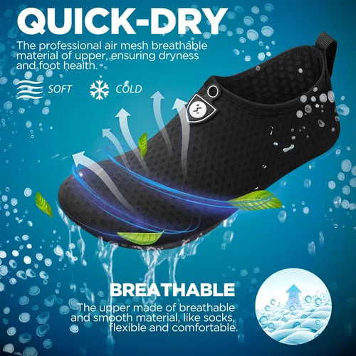 Vista 2 de SIMARI - Zapatos de agua para mujer y hombre, para natación, playa, agua, secado rápido, para yoga, surf, exteriores, SWS001