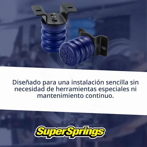 Vista 4 de SSR-611-40 SumoSprings Trasero para Toyota Tacoma, plata, 500 lbs.