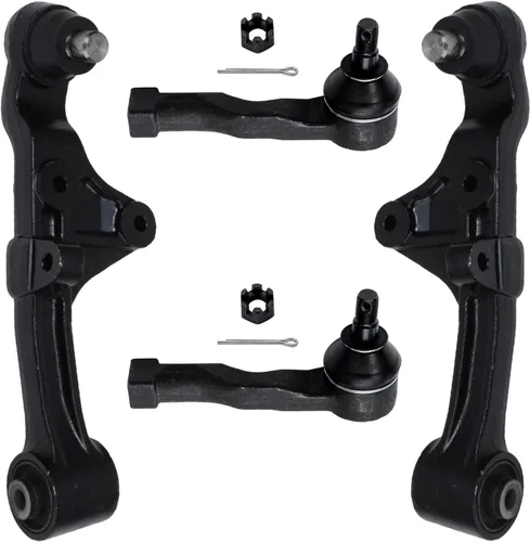 Vista 176 de Detroit Axle - 4 piezas de brazos de control traseros para Ford C-Max, Focus, Mazda 3 5, Volvo C30, C70, S40, V50, 4 brazos de control superiores e