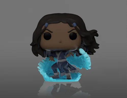 Vista 2 de Funko POP! Animación Avatar Katara (brilla en la oscuridad y metálico), Exclusivo