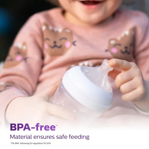 Vista 11 de Philips AVENT Chupones naturales sin BPA de flujo rápido, paquete de 2