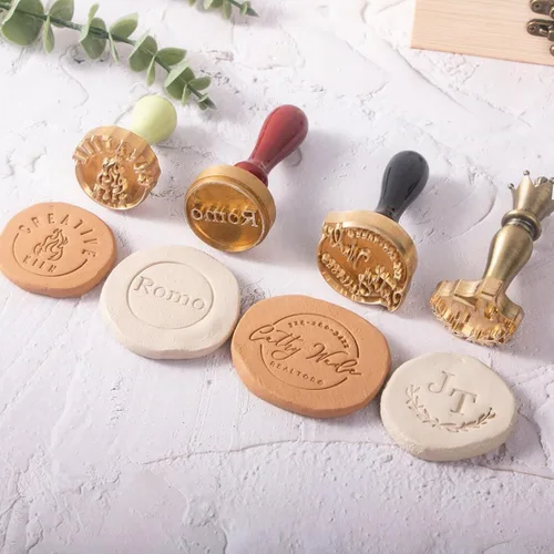 Vista 7 de Sello de cerámica personalizado, sello personalizado para arcilla, sello de firmas hecho a mano para cerámica, sello personalizado para cerámica