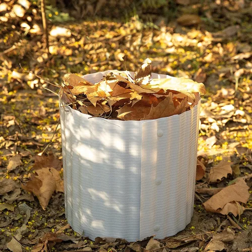 Vista 7 de DECOHS 8 piezas de collar de rosa de invierno, conos de rosa cálidos para plantas conectables a plantas, cubierta protectora de plantas de rosas